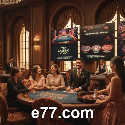 Tela do app e77.com com mais controle no celular