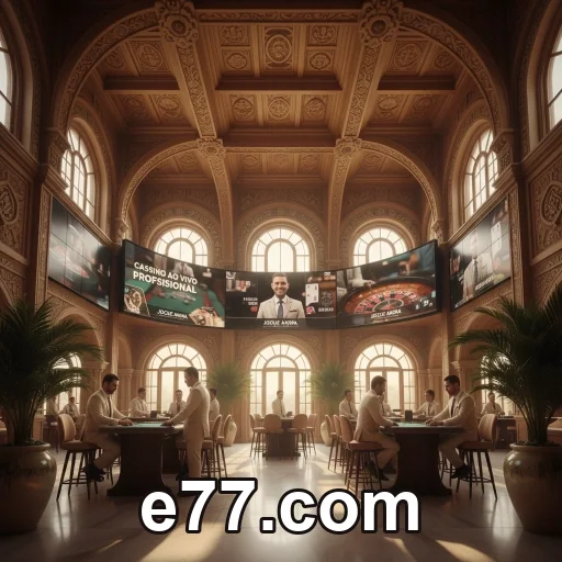 Tela mobile da e77.com com Pix e saque rápido